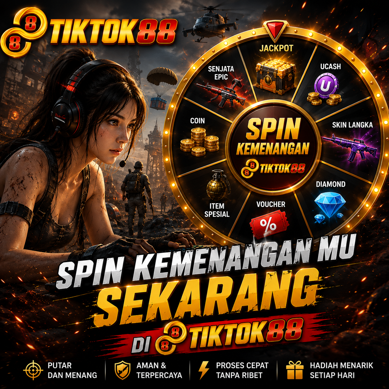TIKTOK88: Update Terbaru Permainan Survival Penuh Aksi Putarannya