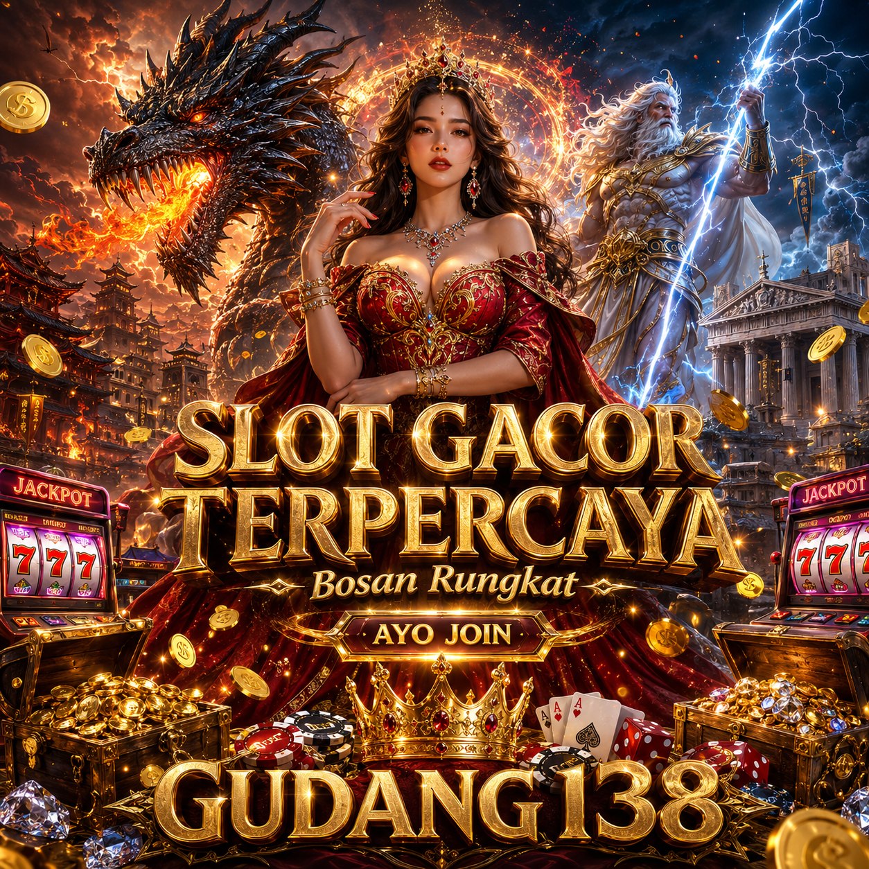 Thumbnail 1 of 3, Poster, GUDANG138 - Platform Isi Ulang Game Digital yang Mudah Digunakan dengan Layanan Profesional designed and sold by GUDANG138.