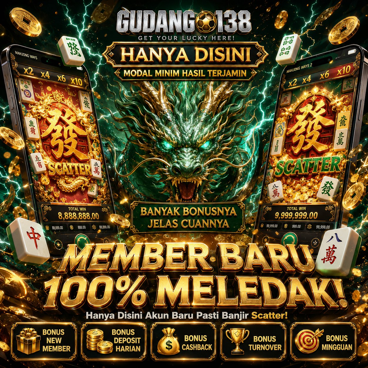 GUDANG138 $$ Harga Bersaing dan Bonus Menarik Isi Ulang Item Game Favorit